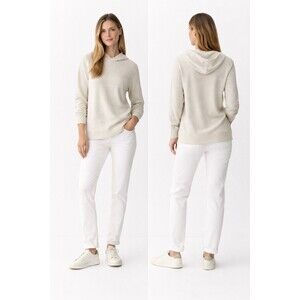 Vineyard Vines Calmwater Waffle Hoodie Oatmeal Heather Women’s Medium NWOT